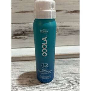Coola Classic Sunscreen Body Spray - SPF 50 - Fragrance Free - 6oz NEW SEALED